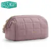 Trousse de toilette femme grande taille BAGSMART en tissu Taslan avec ouverture large