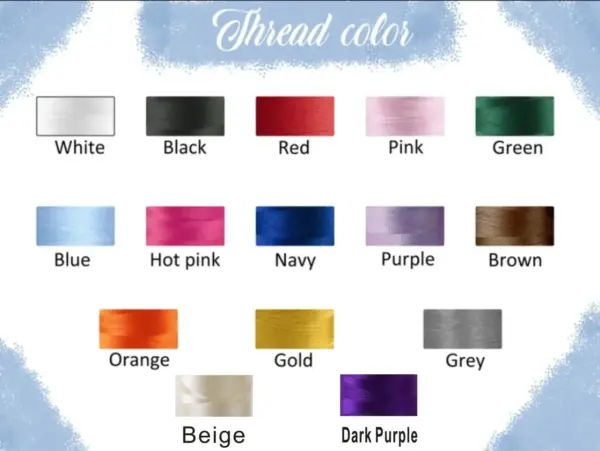 Détail de la fermeture zippée qualité de la trousse de toilette brodée